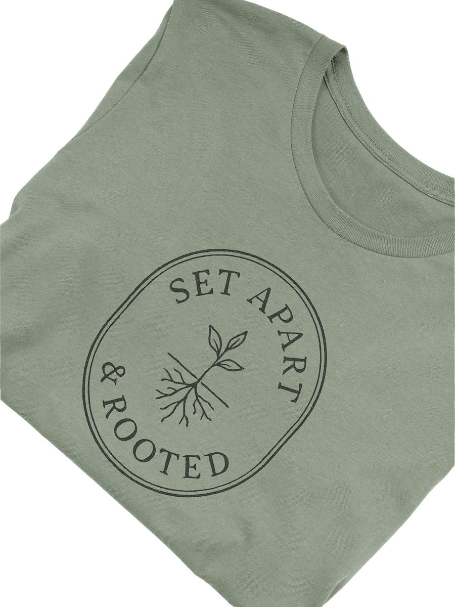 Set Apart & Rooted Branded Tee (Light Colors) Oval Logo product image (28)