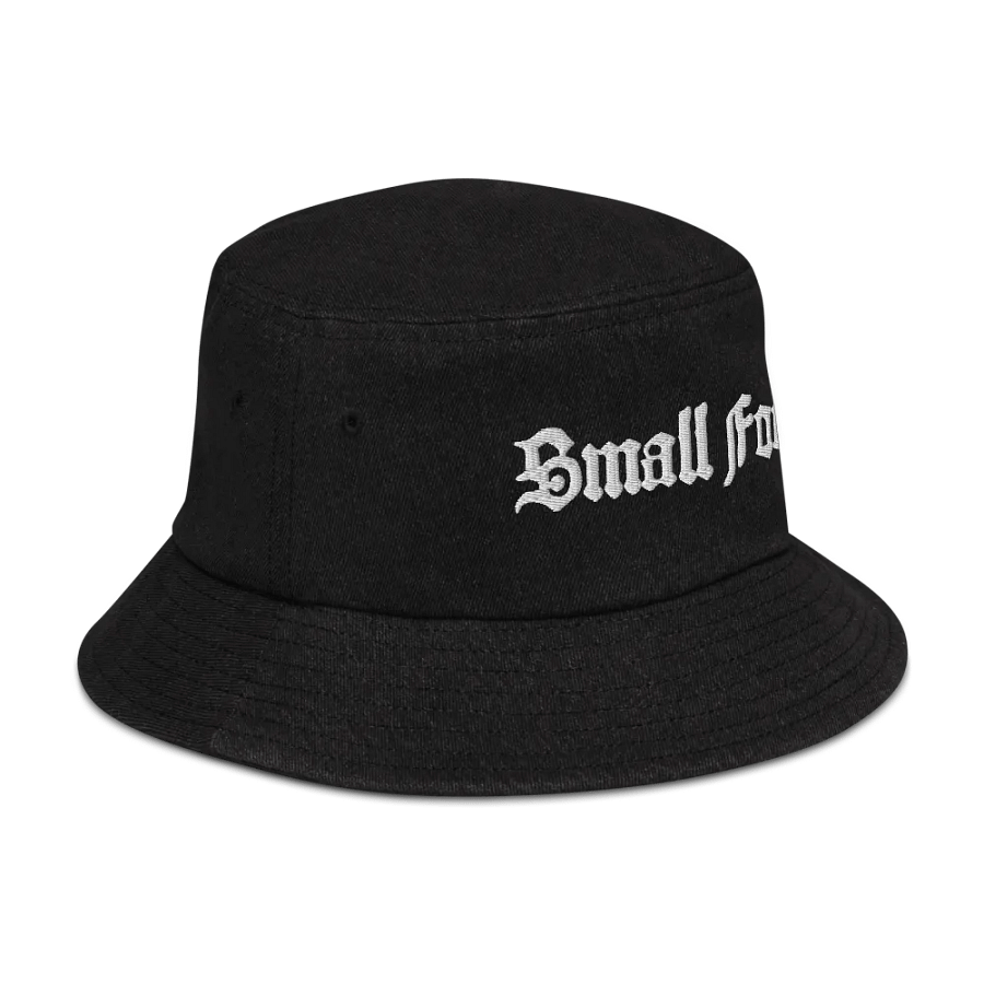 Small Fools Blackletter Embroidered Bucket Hat product image (3)