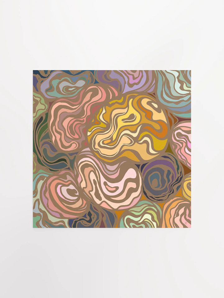 Vibrant Matte Poster Print - Stones No. 1 product image (1)