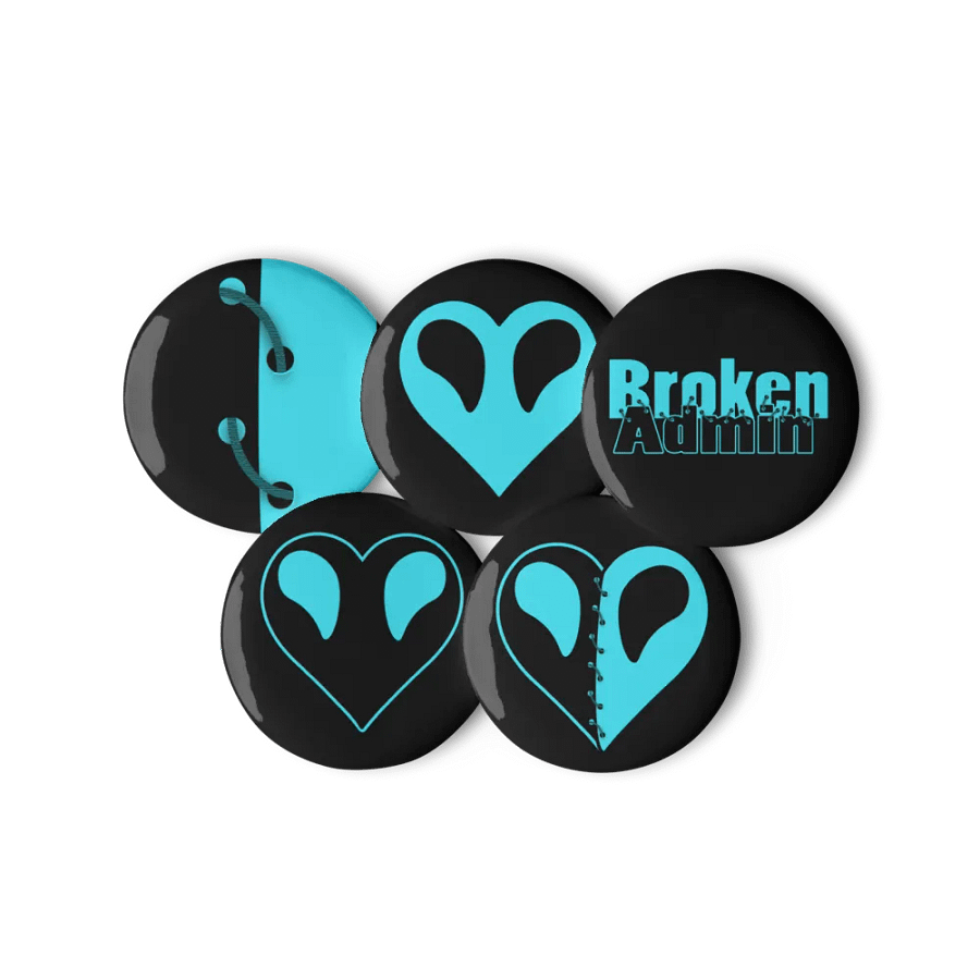 Stitched Hearts Broken Buttons product image (6)