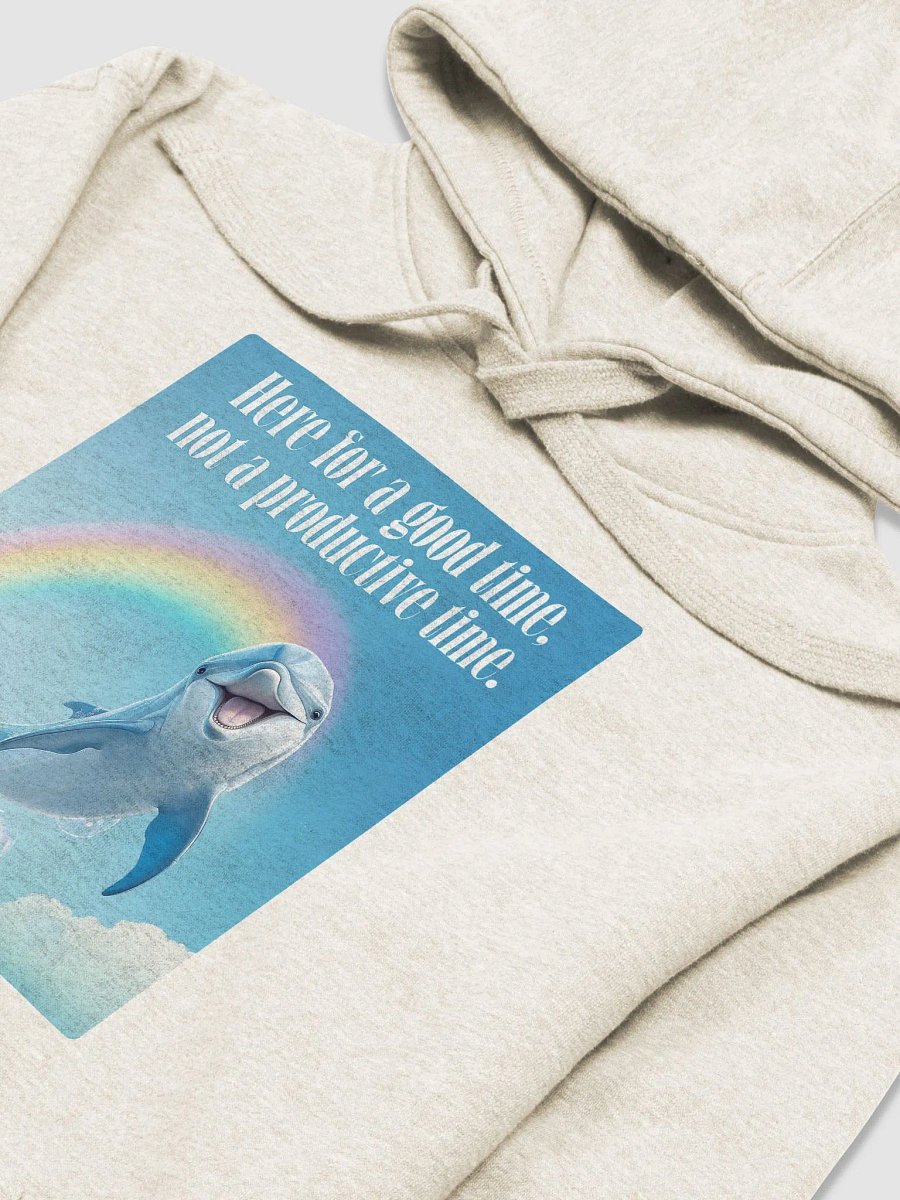Here for a Good Time, Not a Productive Time Unisex Premium Hoodie product image (3)