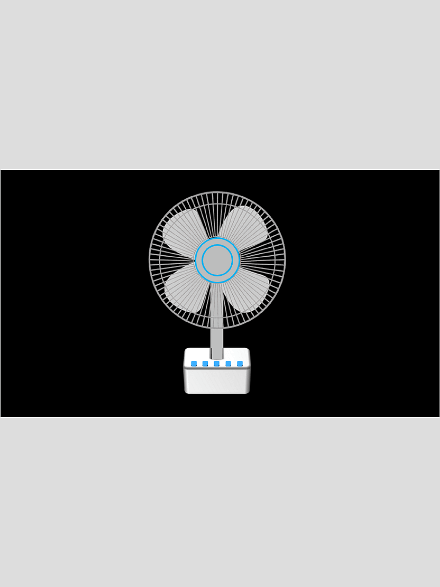 Table Fan PowerPoint Presentation product image (1)