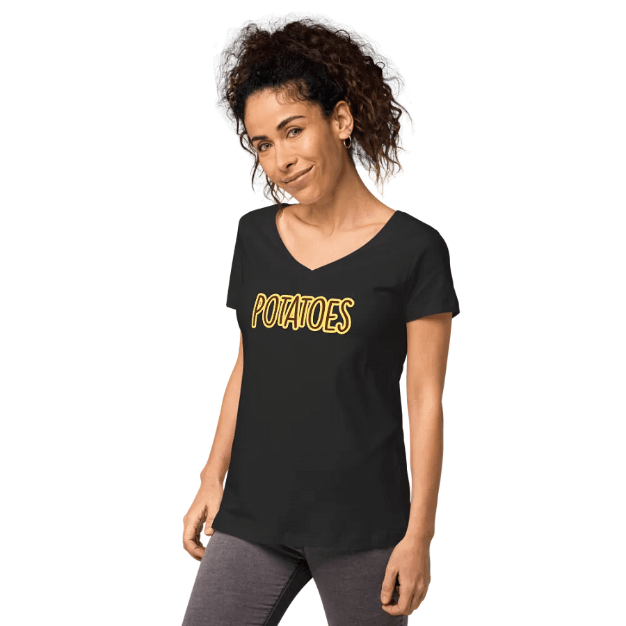 Potatoes Women's V-Neck T-Shirt product image (4)
