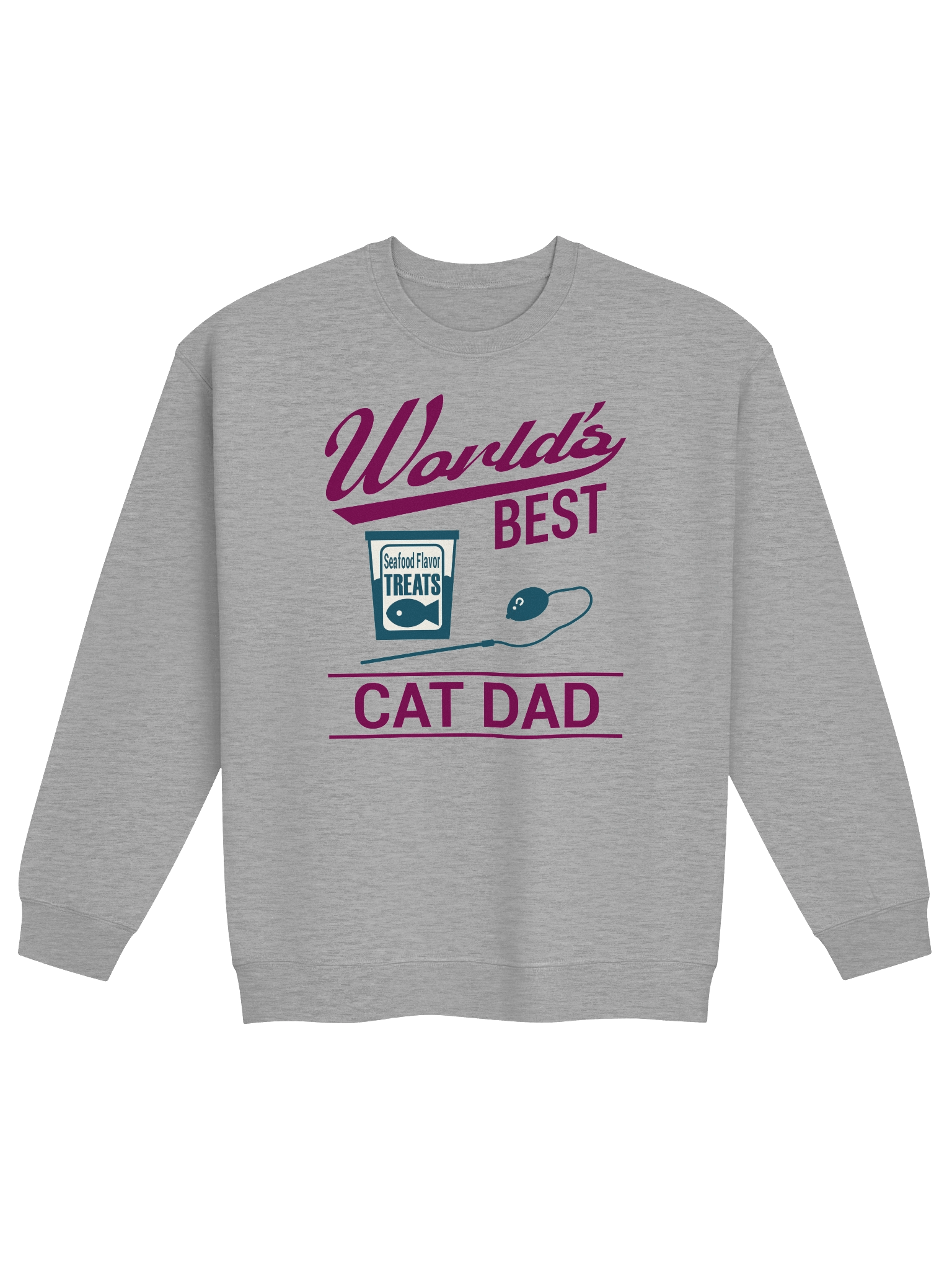 World's Best Cat Dad - Unisex Adult Sweatshirt product image (1)