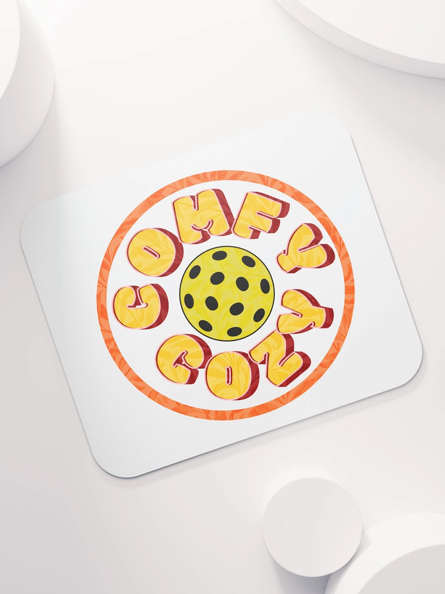 Comfy Cozy Pickleball Circle Vibes Mouse Pad product image (7)