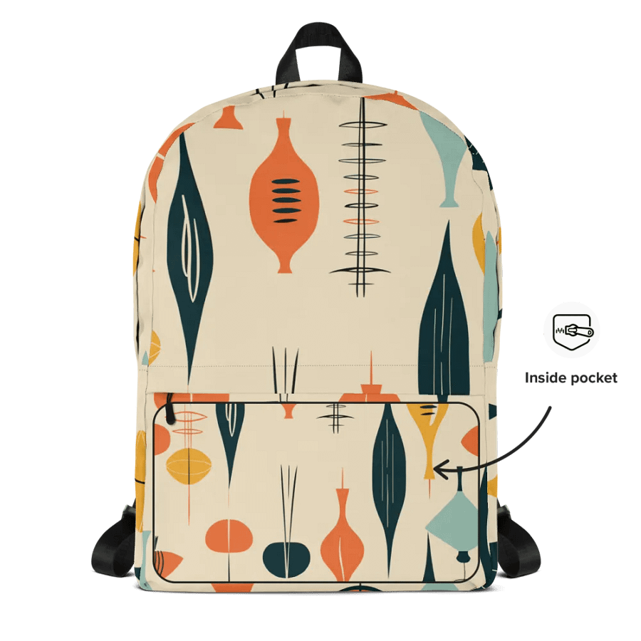Lava Lamp, Peaches and Cream, Backpack product image (8)