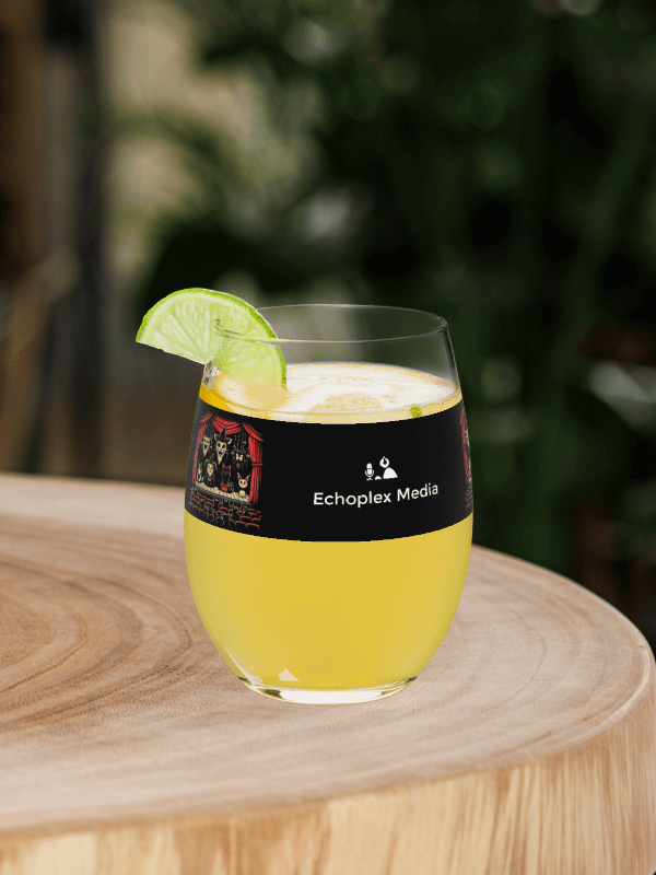 Haunted Theater Stemless Wine Glass product image (5)