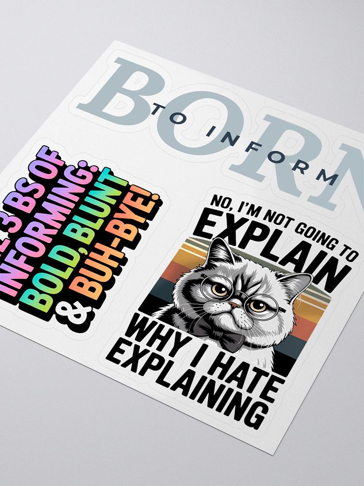 Informing Human Design Manifestor Sticker Sheet product image (2)