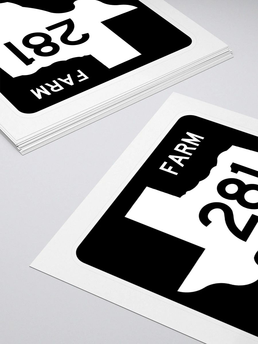 Texas Farm Road Sign FM 281 Sticker product image (4)