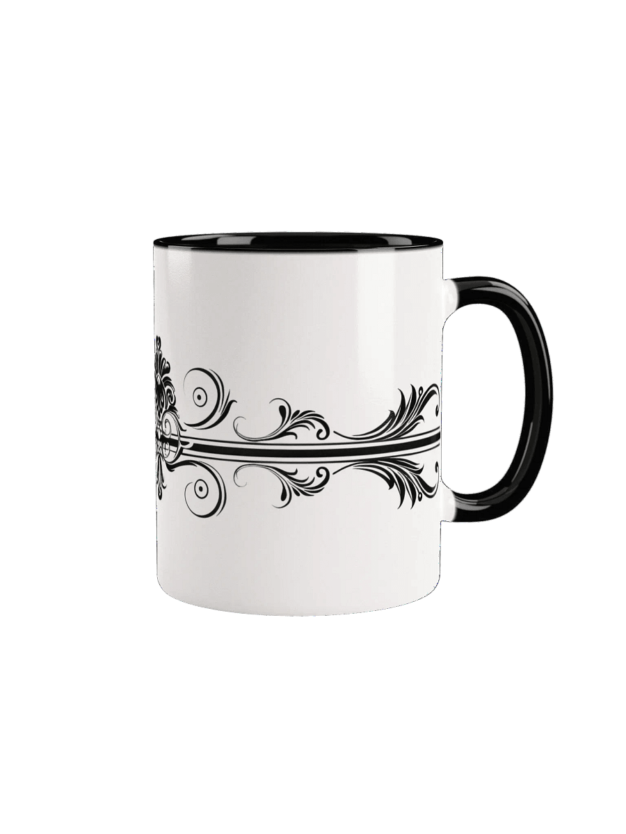 Symmetrical Ornamental Elegance Ceramic Mug product image (2)