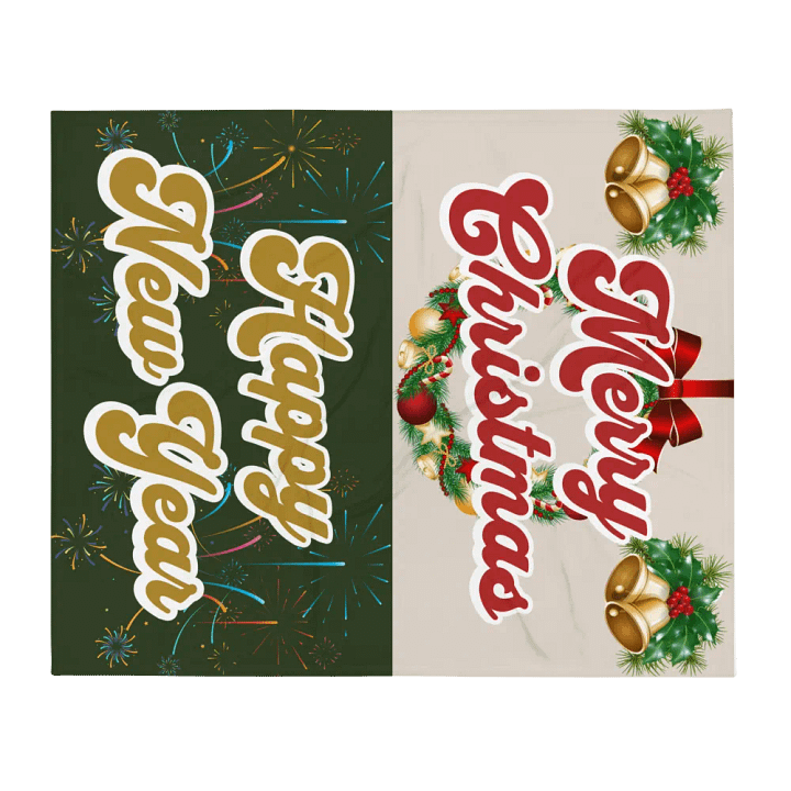Merry Christmas - Happy New Year Blanket product image (2)