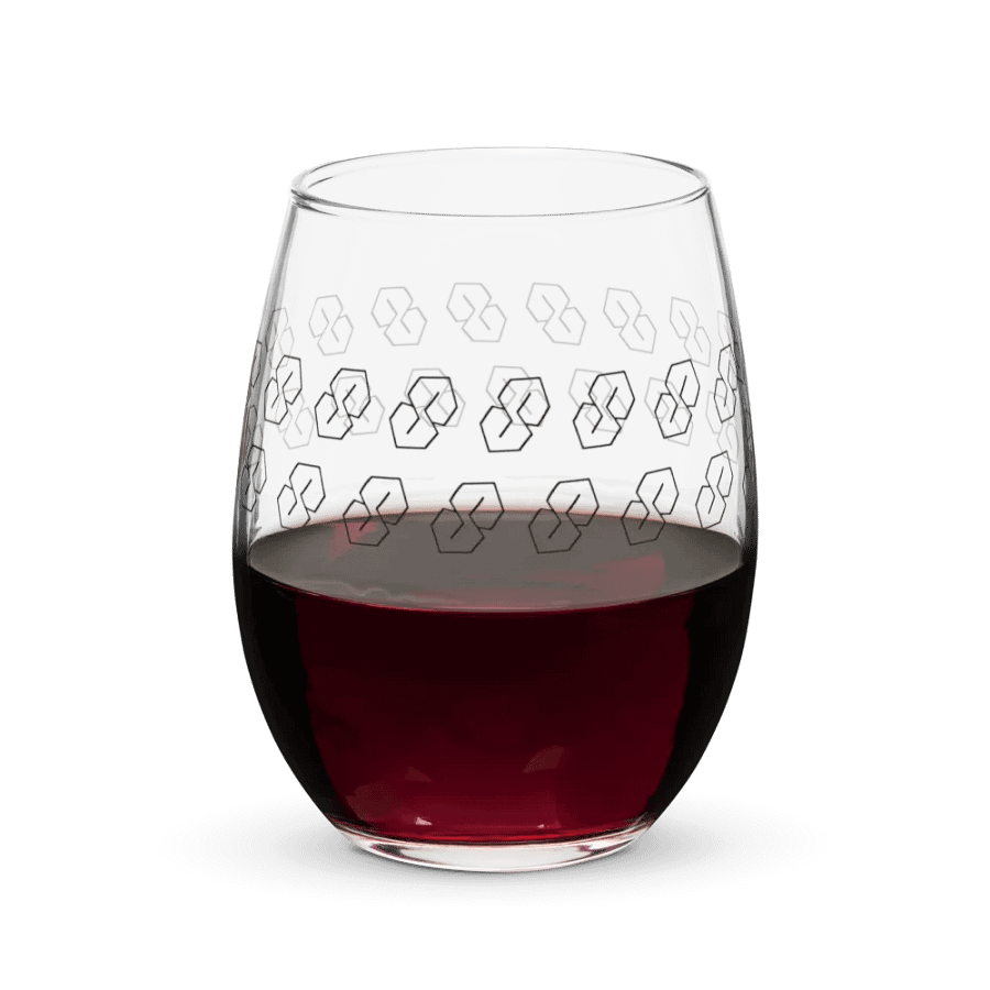 S Logo Stemless Wine Glass product image (7)