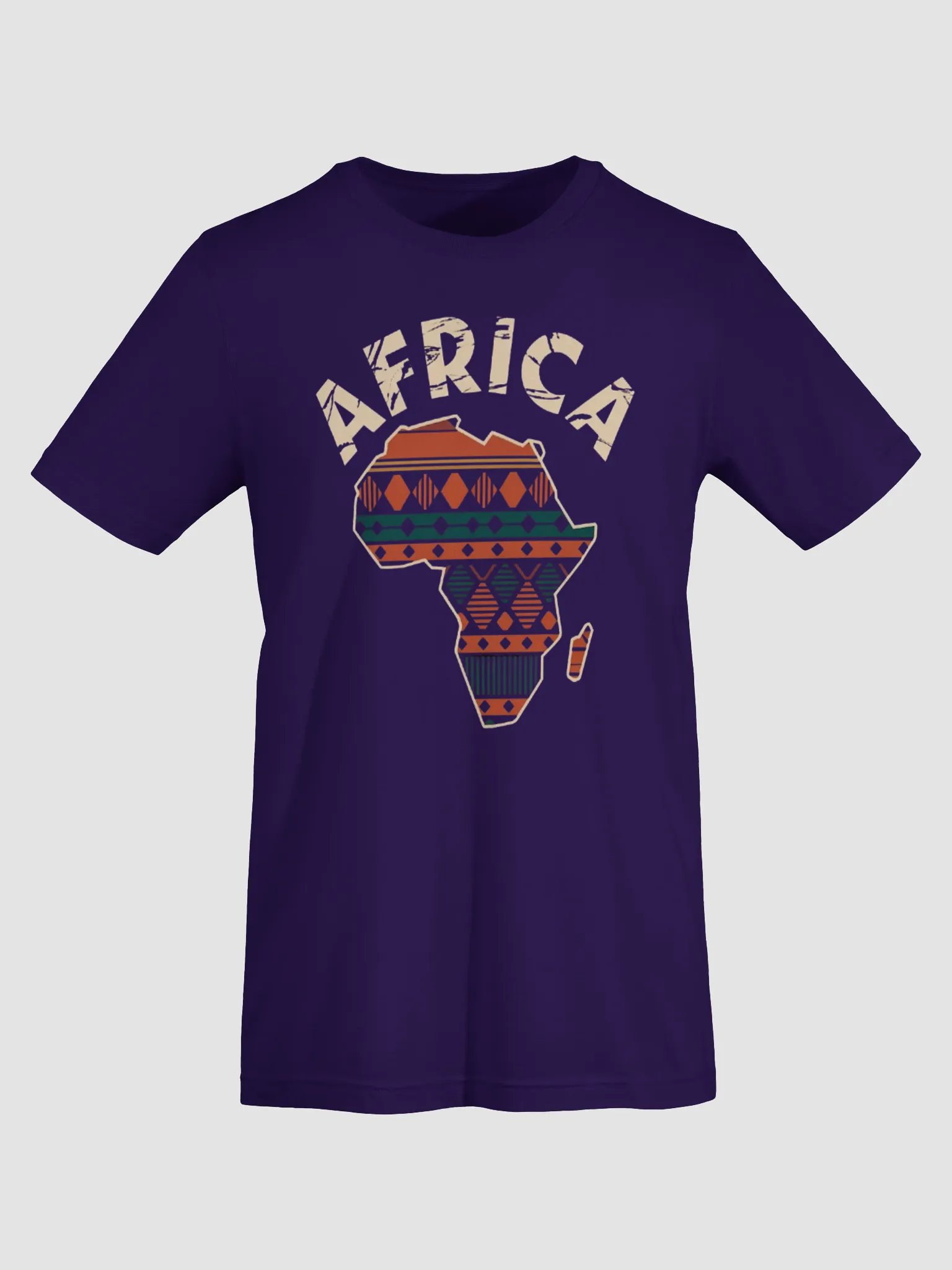 Africa Map African Print Pattern Pan Africa Supersoft T-shirt product image (70)