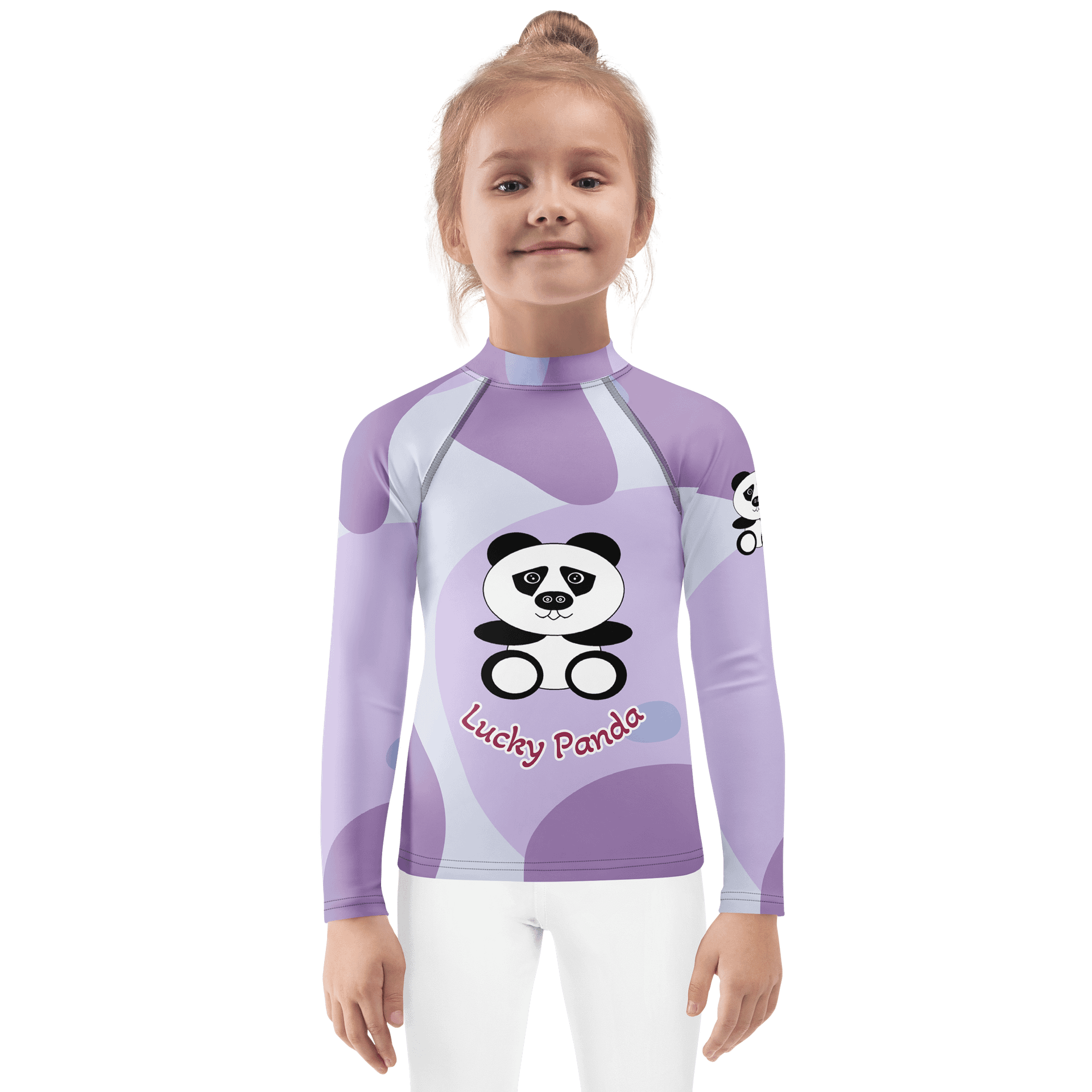 Lucky Panda Kids Rash Guard product image (1)