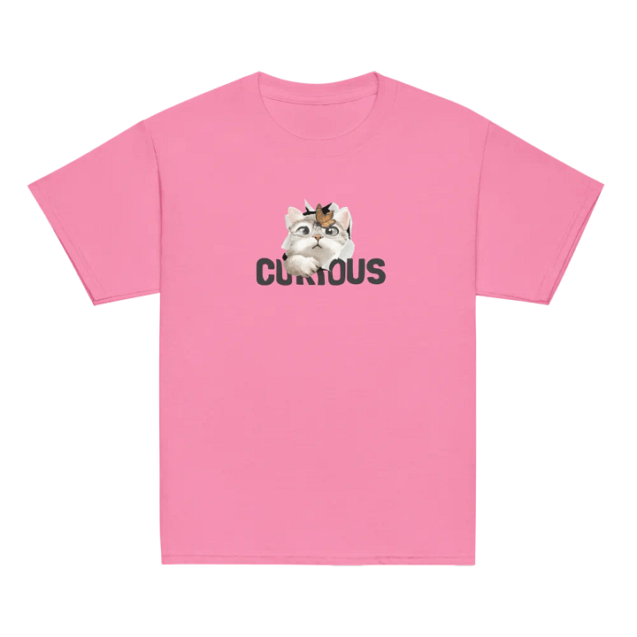 Kids T-Shirt Cute Cat Batterfly product image (2)