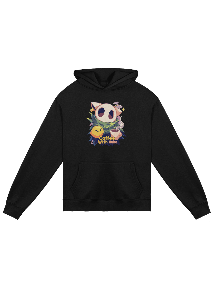 Coffee w Hako Oversized Hoodie Front Print product image (1)