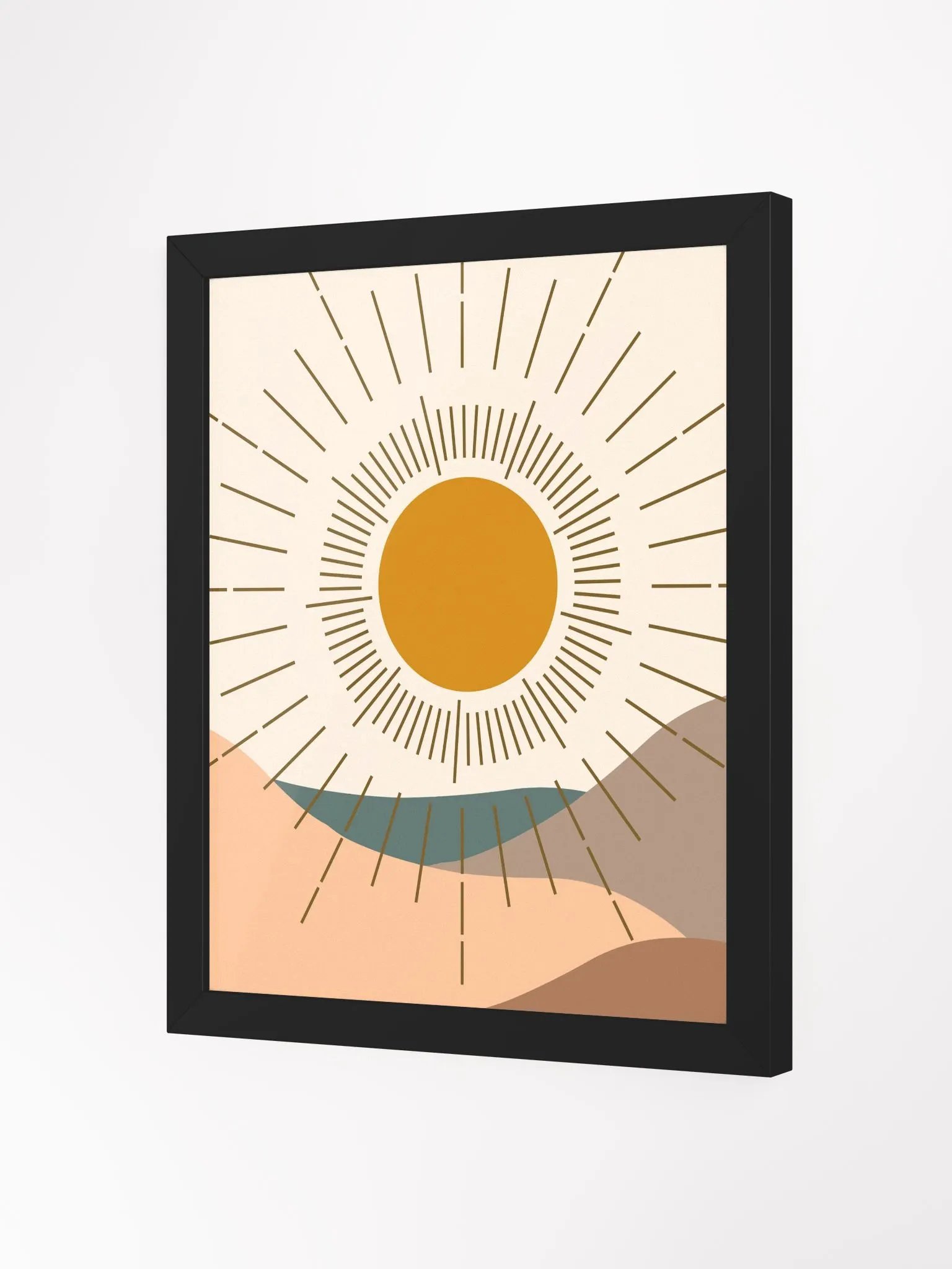 Radiant Sunburst Framed Poster product image (21)