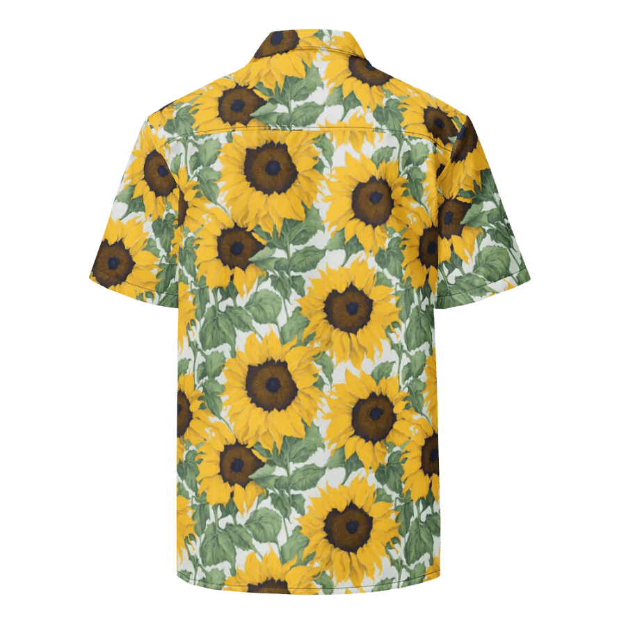 Floral Pattern Sunflower Flowers Hawaiian Shirt product image (2)