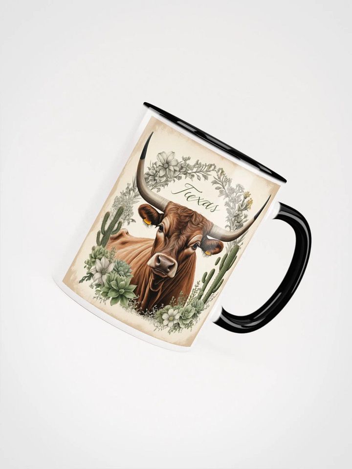 Vintage Texas Longhorn Steer Ceramic Mug product image (30)