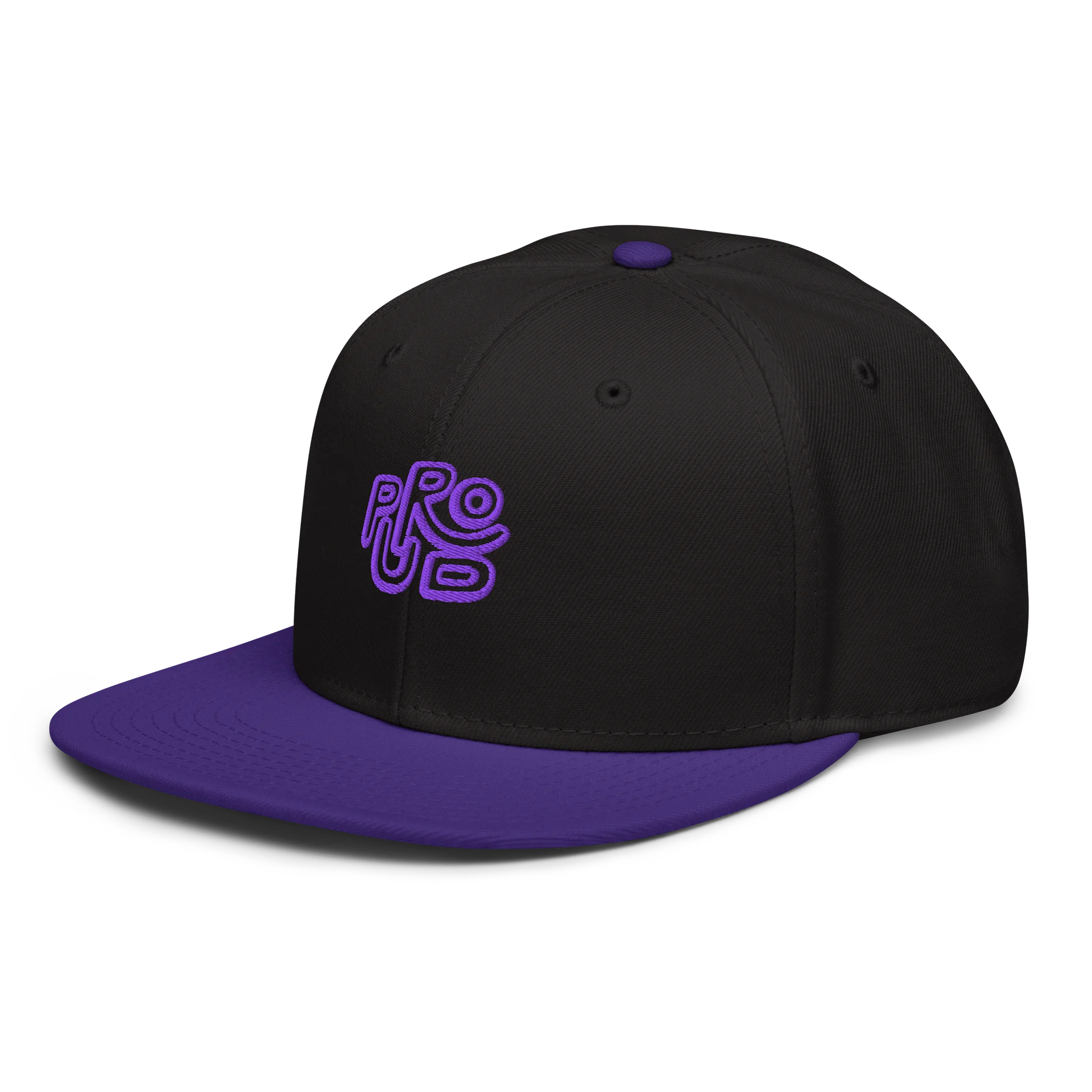 Proud Purple Abstract Snapback Cap product image (3)