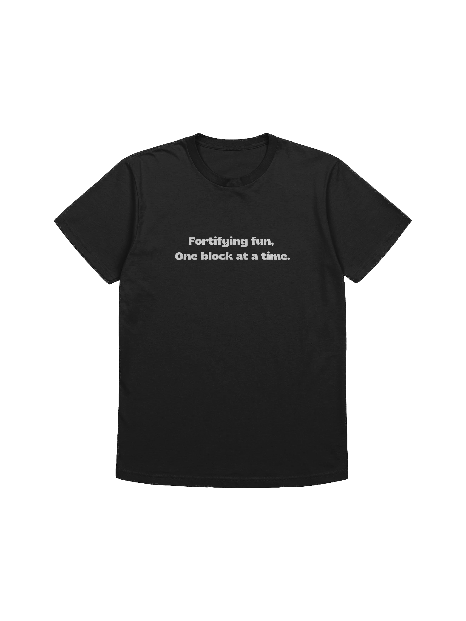 Minefort “One Block at a Time” T-Shirt – Black product image (3)