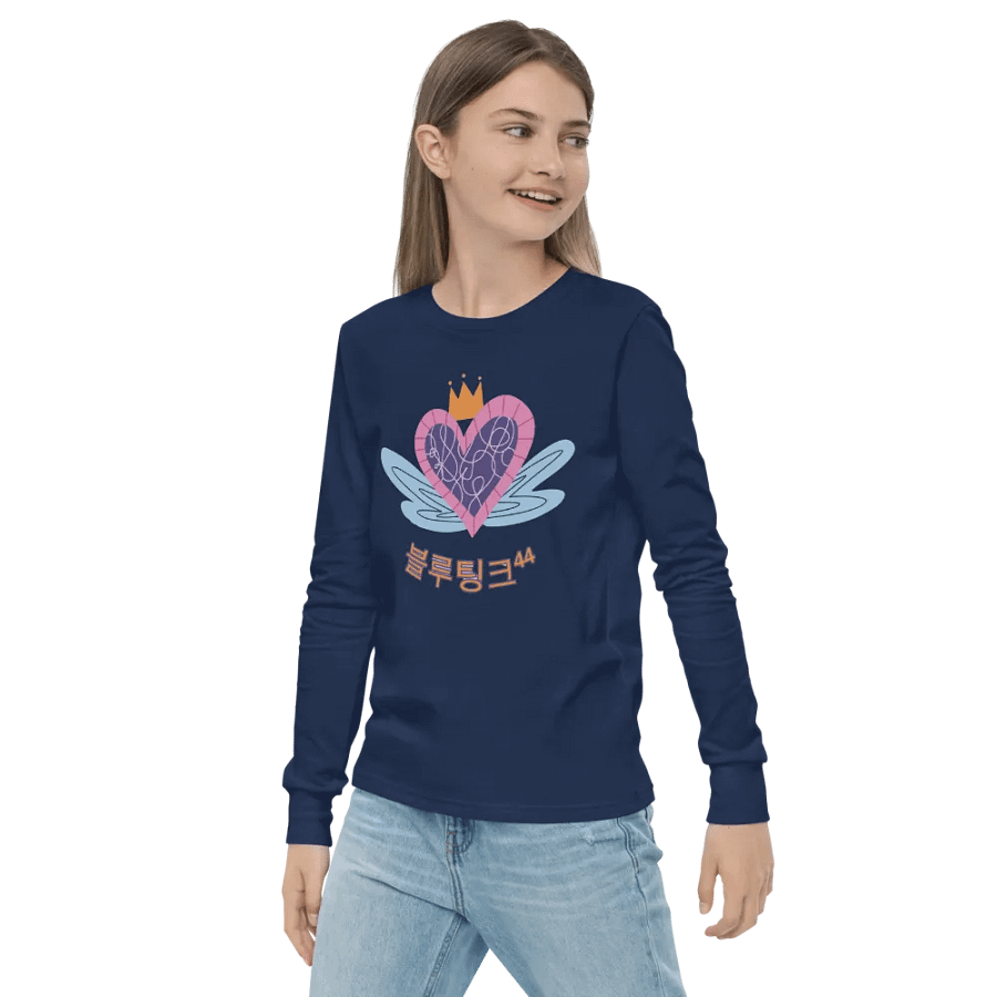 블루팅크⁴⁴ Youth Long Sleeve T-Shirt product image (4)