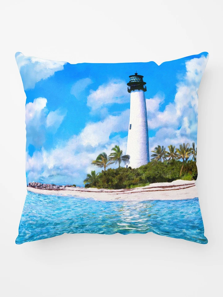 Cape Florida Lighthouse Throw Pillow product image (1)