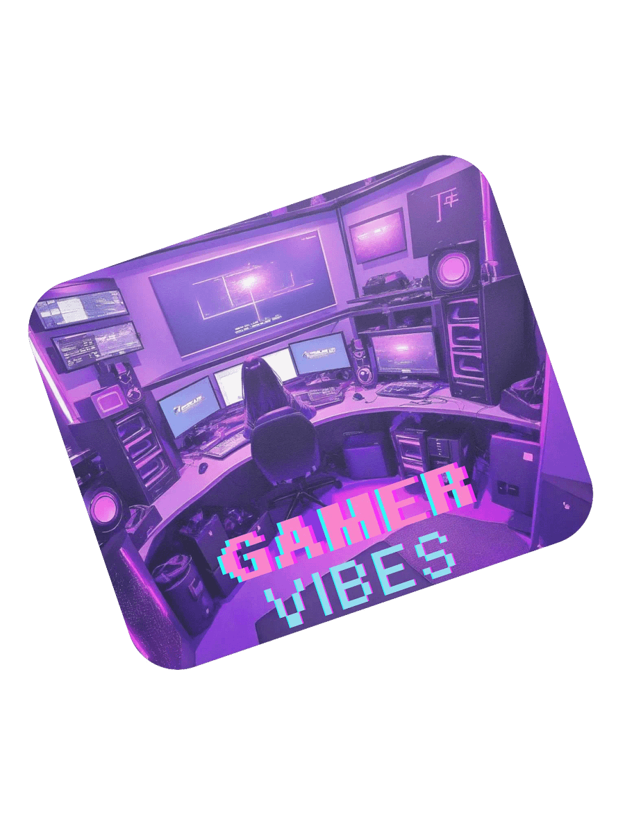 Neon Gamer Vibes Mouse Pad product image (7)