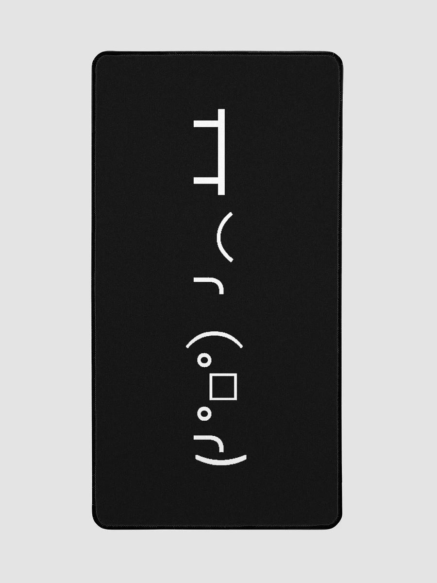 ASCII Face Table Flip Desk Mat product image (3)
