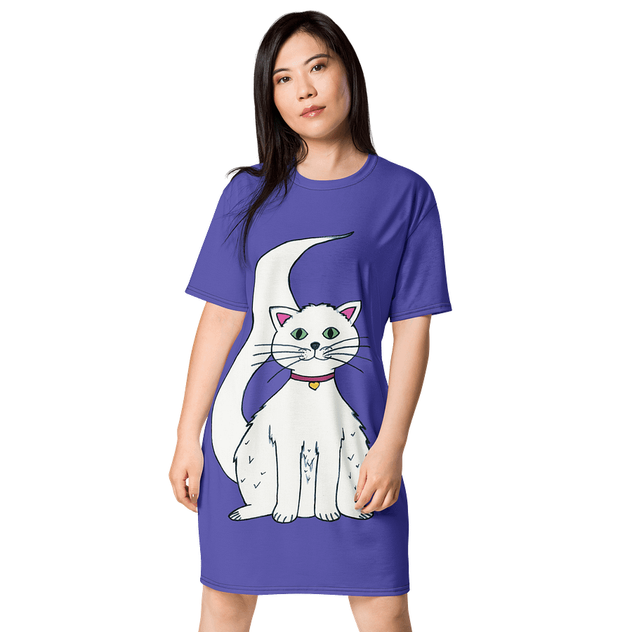 Cat (art by Dina R.) - T-Shirt Dress product image (1)