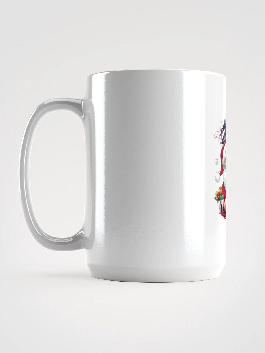 Santa’s Holiday Cheers White Glossy Mug product image (6)