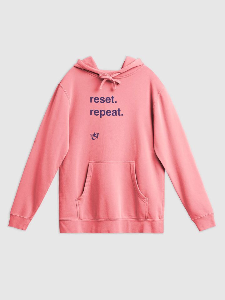 reset. repeat. hoodie product image (1)
