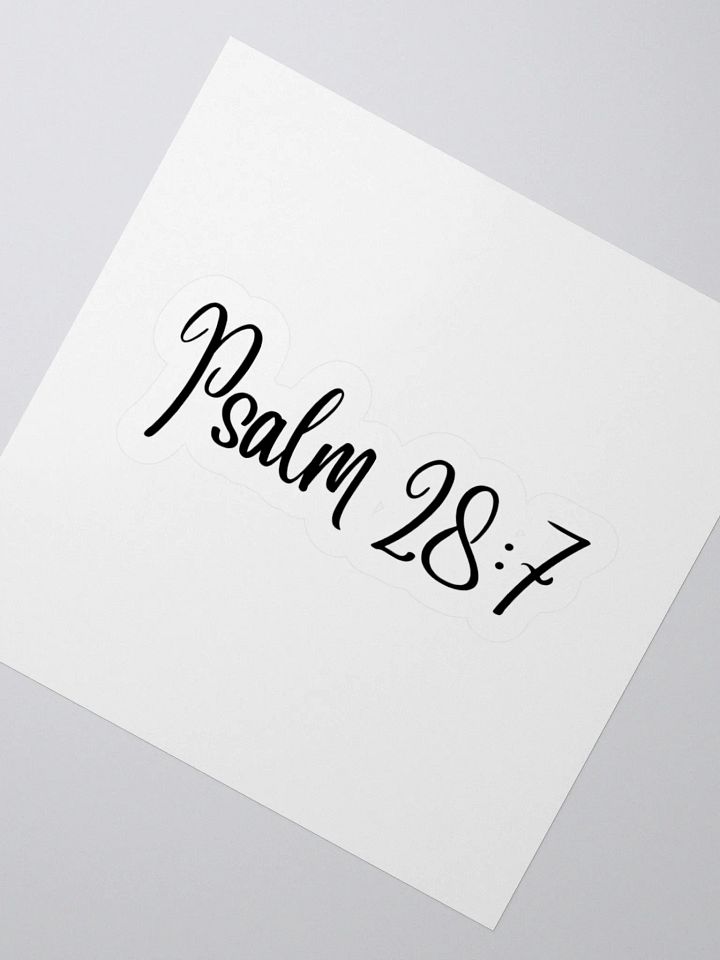 Psalm 28:7 product image (6)