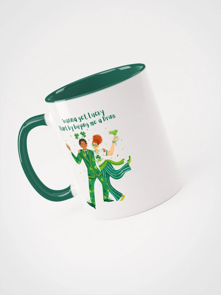 Wanna Get Lucky with St Patricks Day Ceramic Mug product image (5)