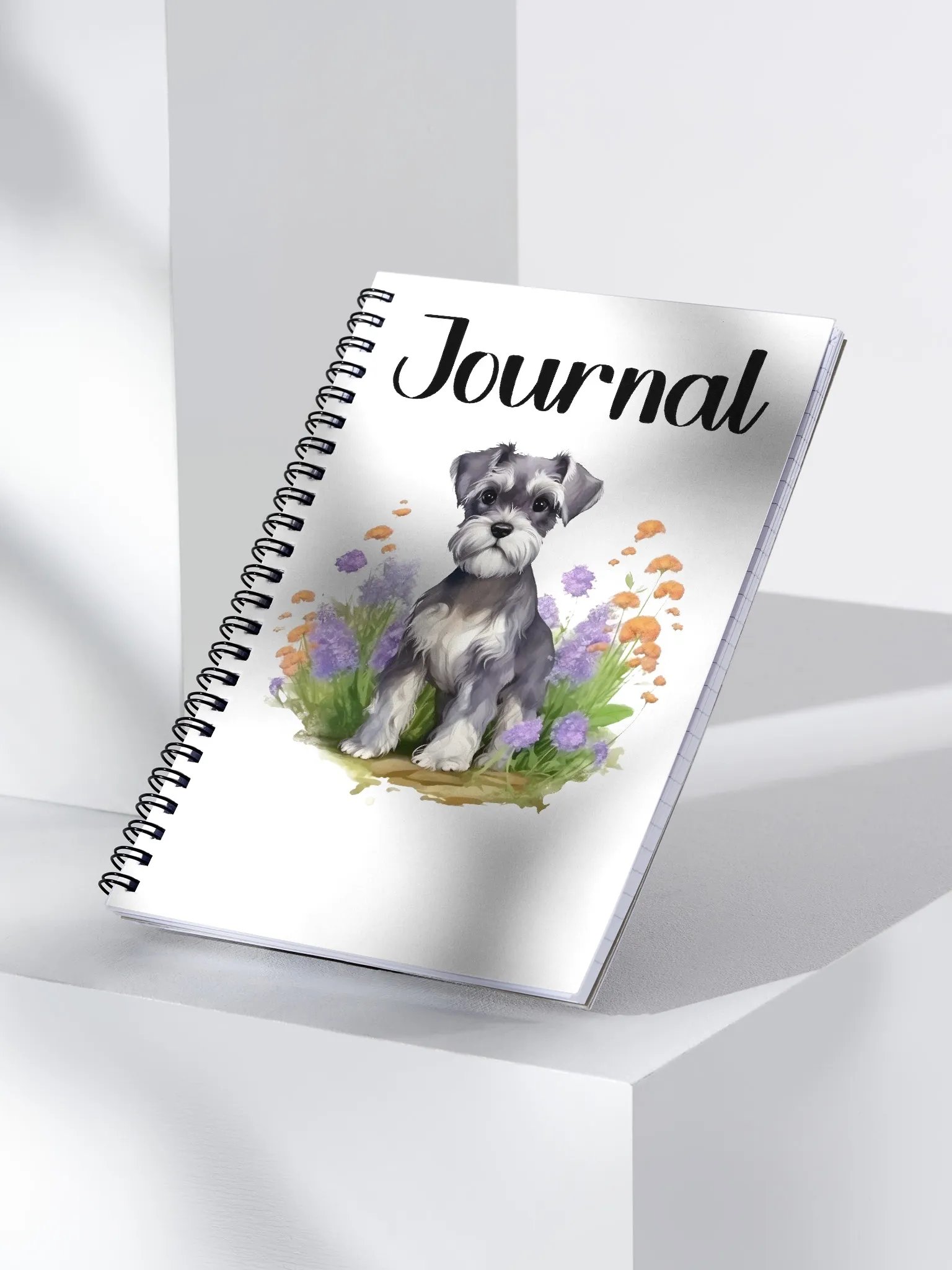 Schnauzer Serenity Spiral Notebook product image (3)