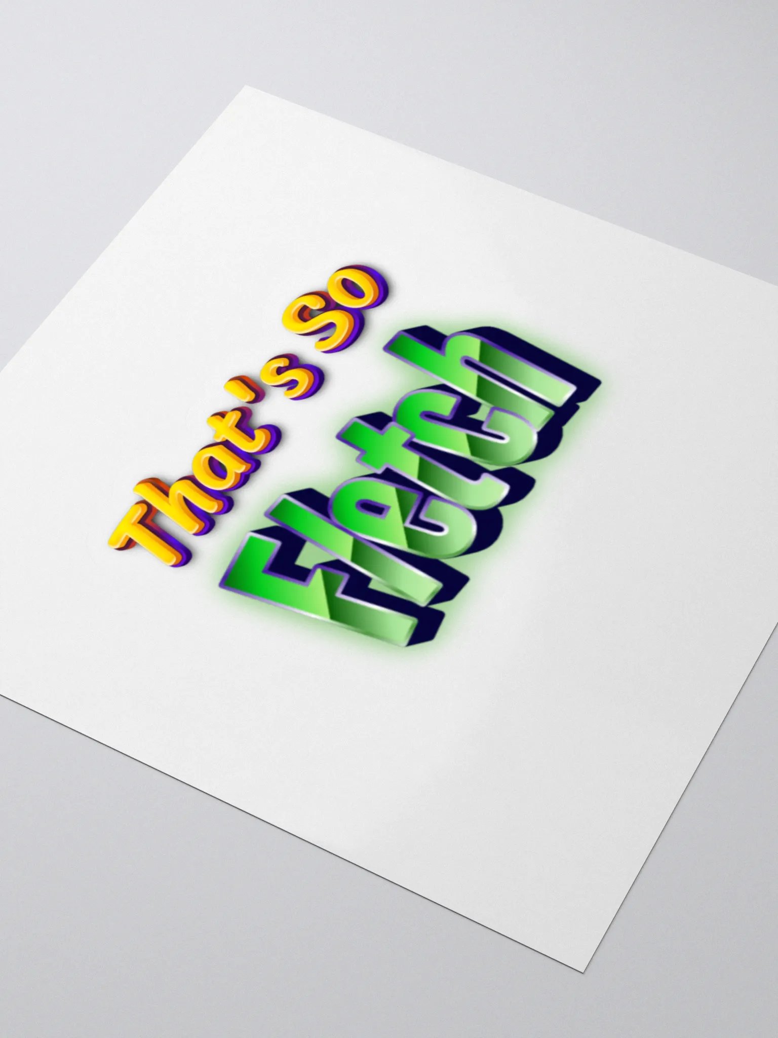 That's So Fletch Dinkum Inspired Gaming Sticker product image (3)