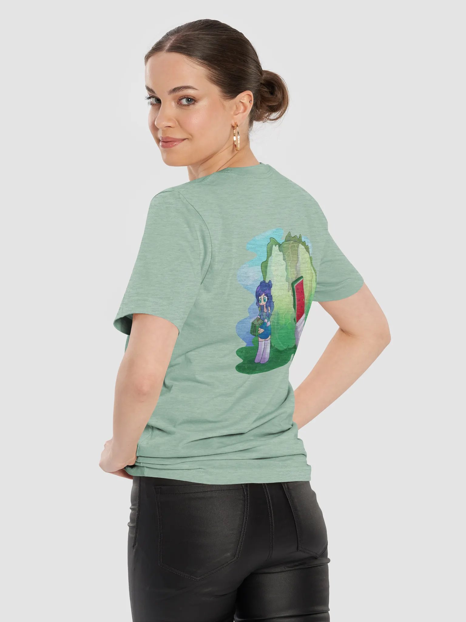 Lettuce Melon Home T-Shirt (Back Design) product image (6)