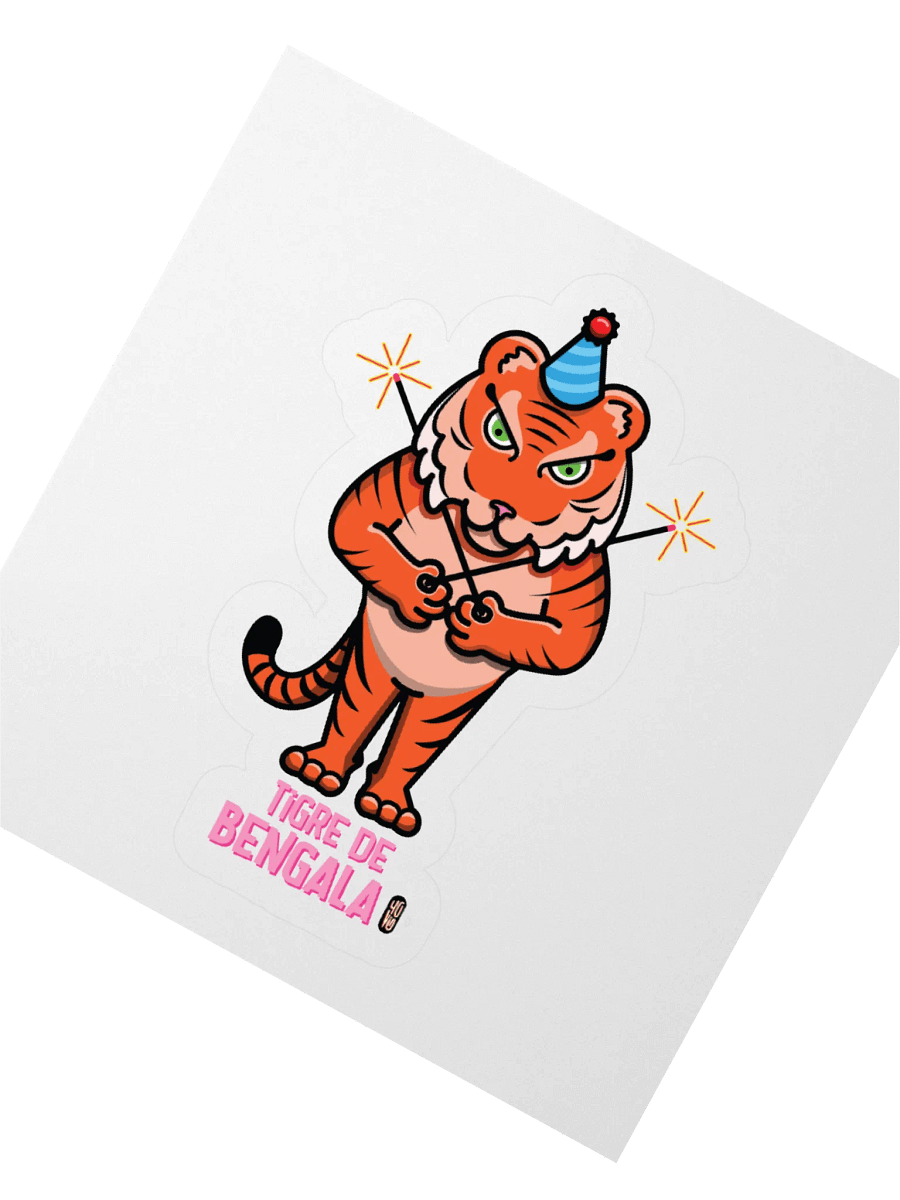 Tigre de Bengala - Sticker (Kiss Cut) product image (2)