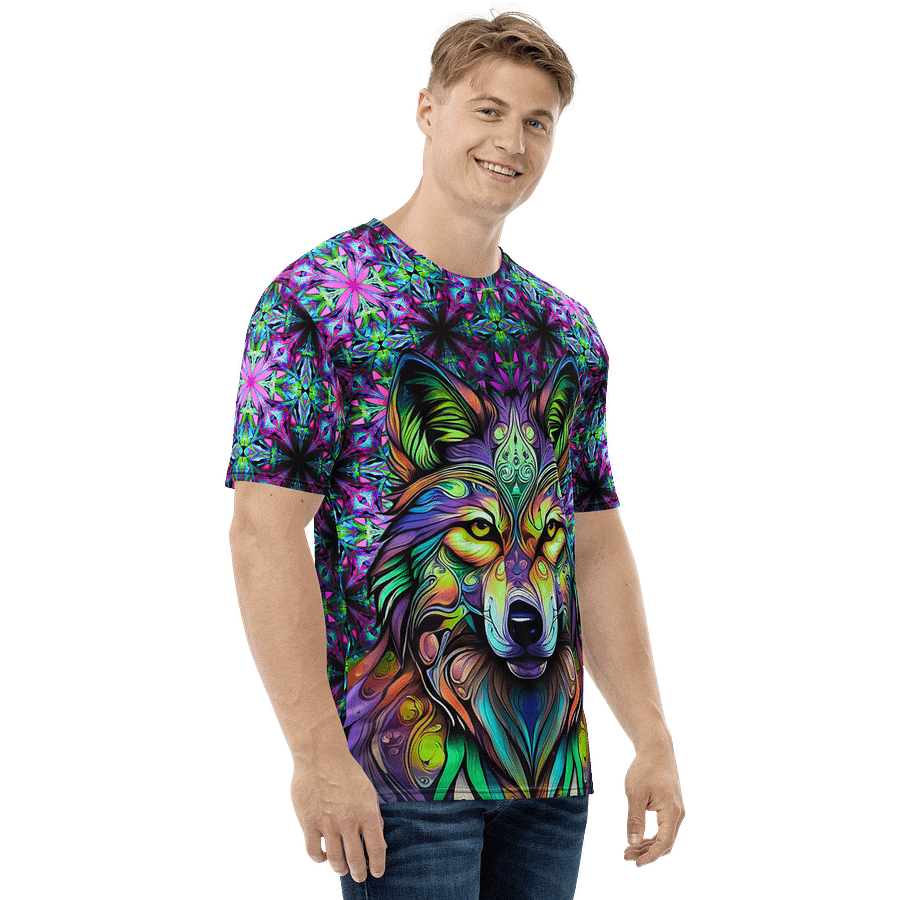 Psychedelic Wolf All-Over T-Shirt product image (3)
