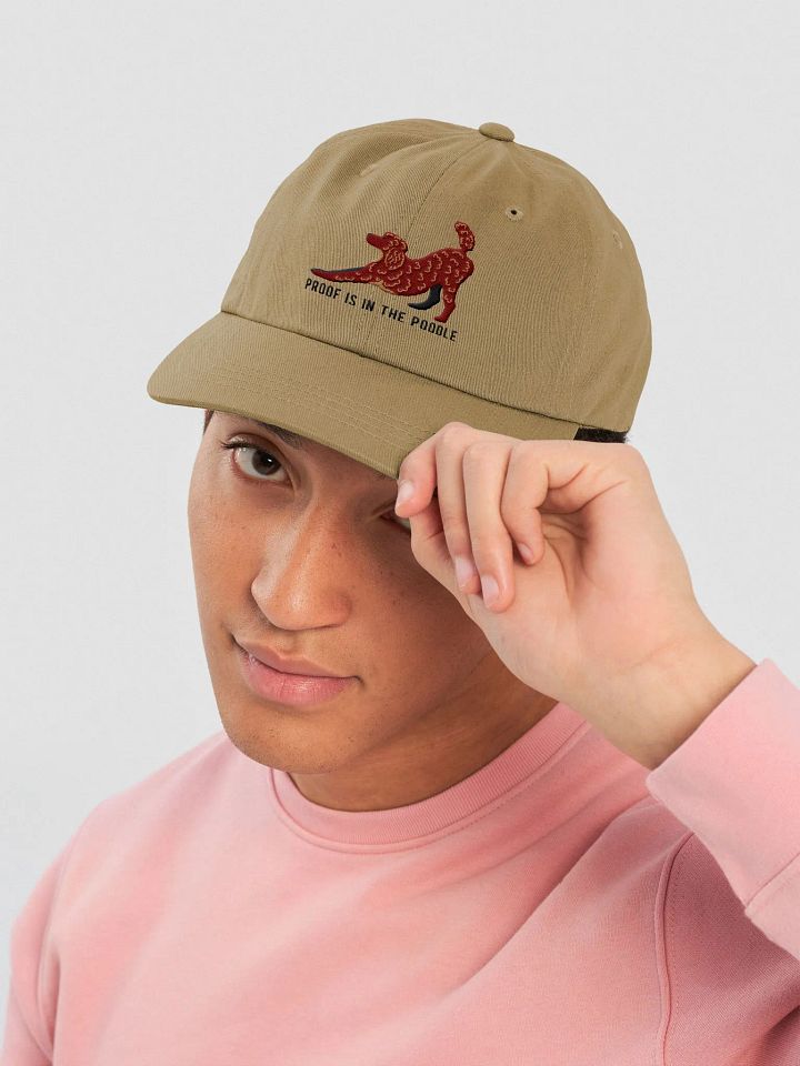Proof Is In the Poodle Classic Dad Hat(Embroidered) of a Poodle(Chocolate) product image (2)