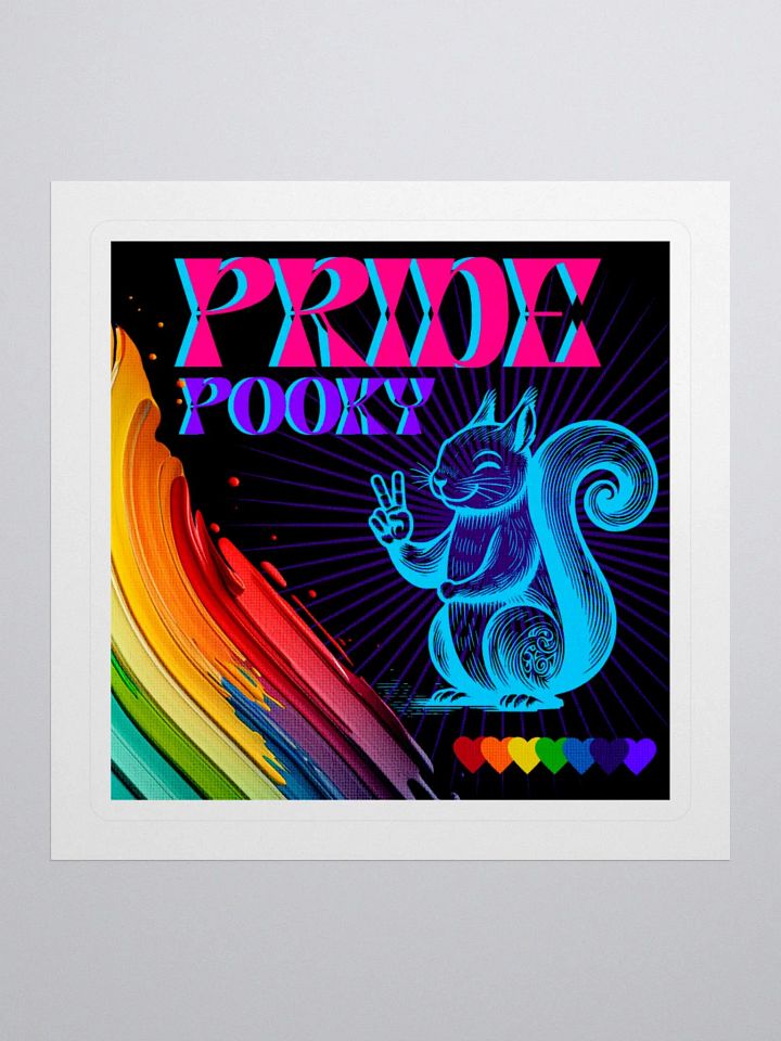 Pride Pooky Kiss Cut Stickers product image (1)