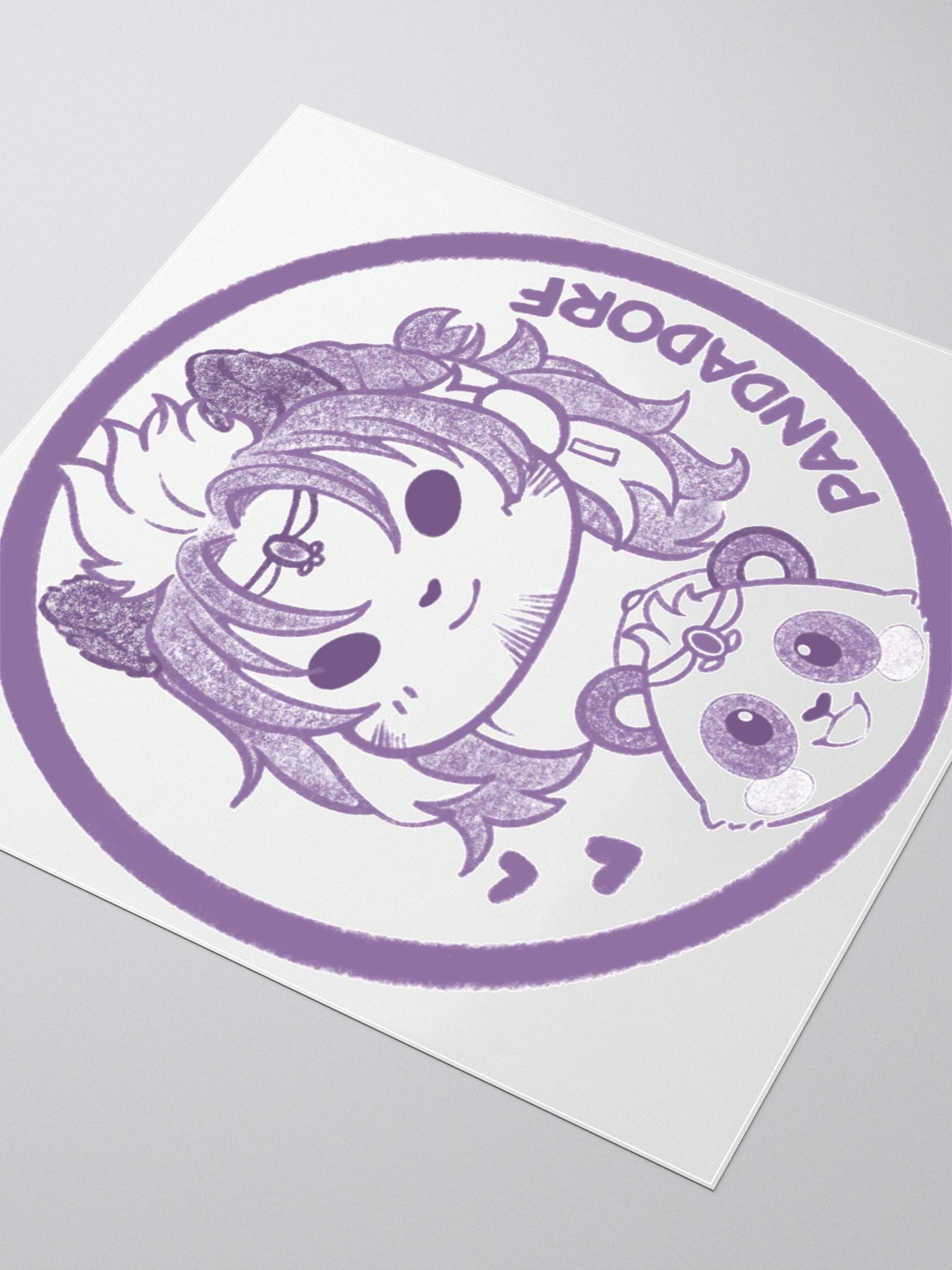 Pandadorf Cafe Logo Sticker product image (7)