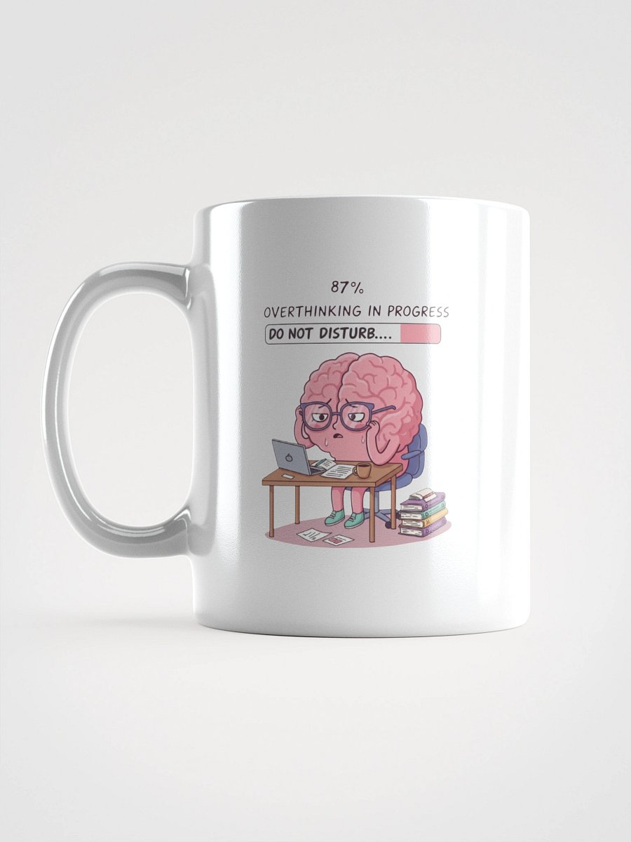 Overthinker Fuel Mug Warning: Thought Spiral in Session product image (1)