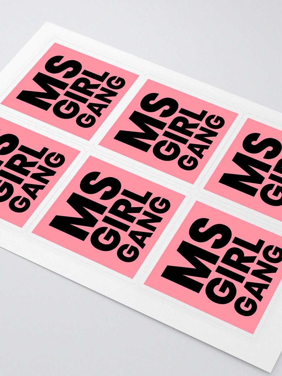 MSgirlgang Logo Sticker Sheet product image (2)