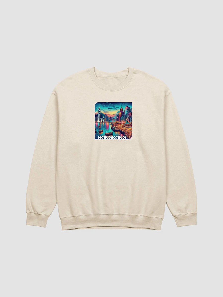 Neon Nights Hong Kong Skyline Sweatshirt product image (1)
