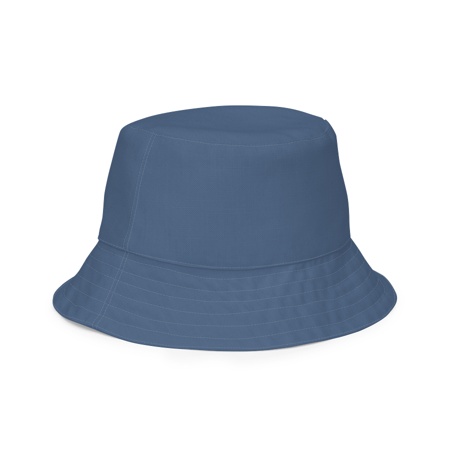 Blue Hydrangea Reversible Bucket Hat – Coastal, Garden & Travel Sun Hat product image (4)