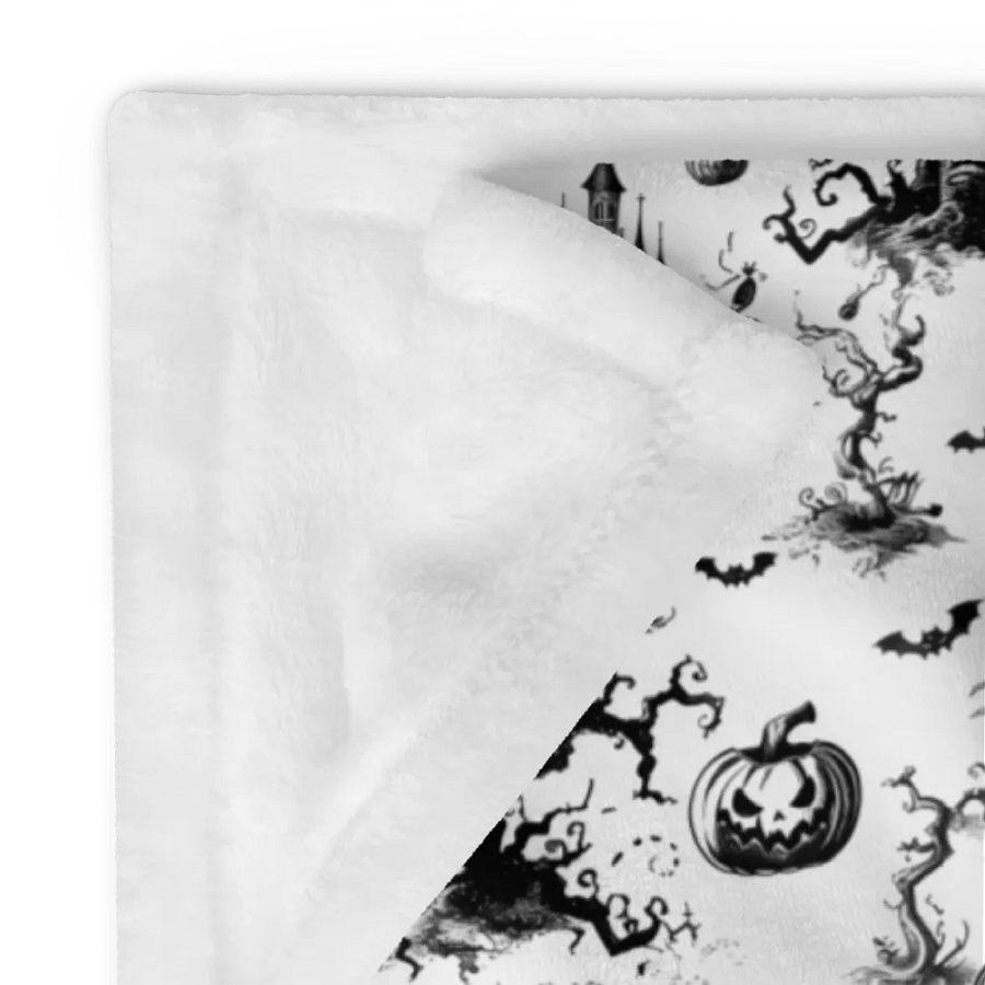 Halloween Black And White Blanket product image (12)