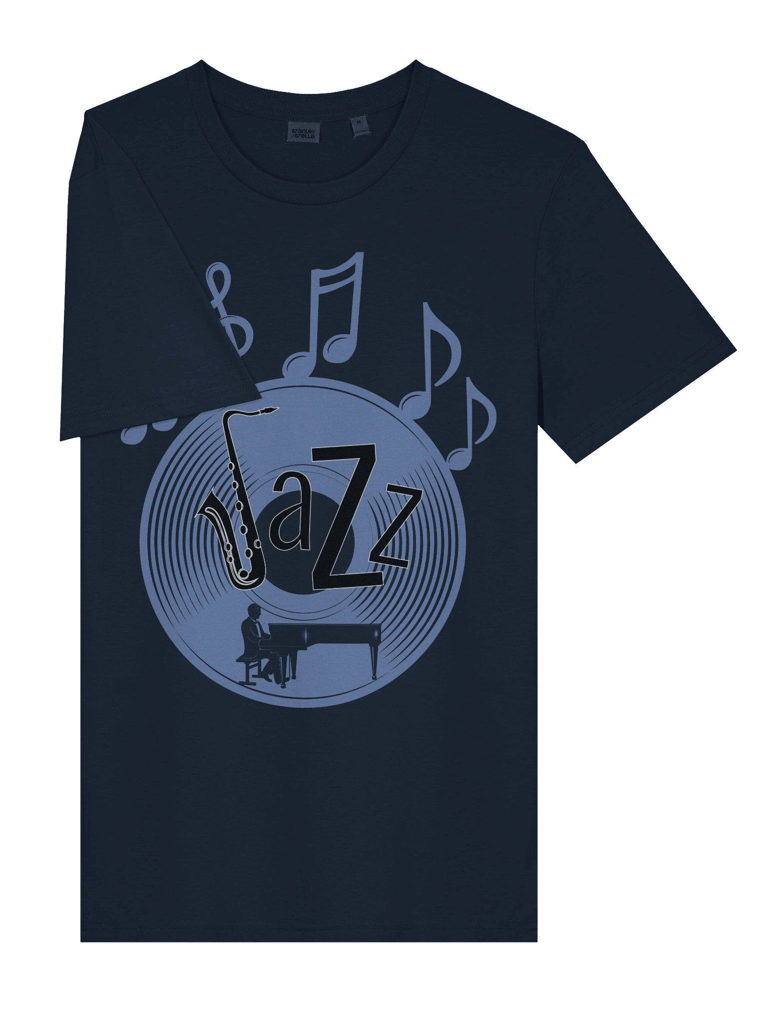 Saxophone Jazz Vibes Organic Tee product image (38)