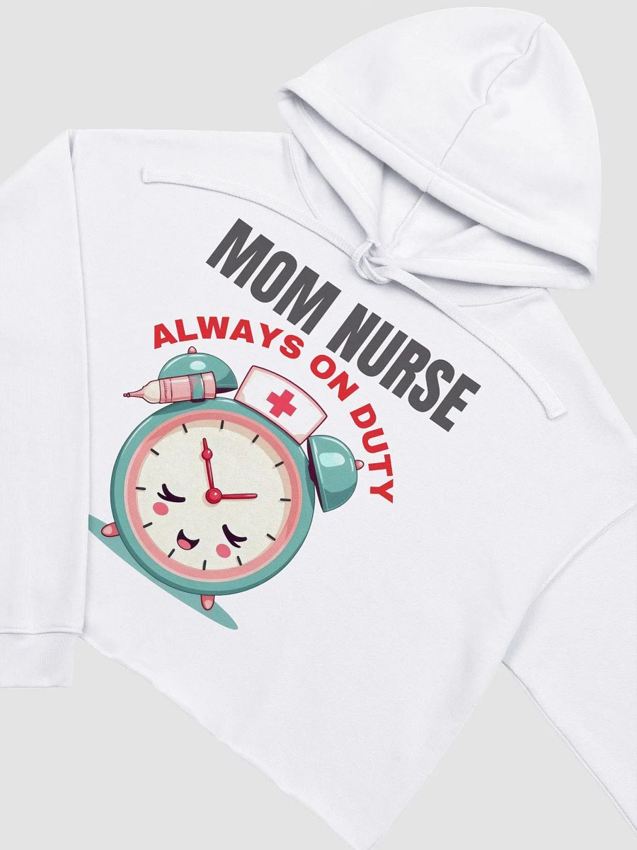 Mom Nurse Always On Duty Crop Hoodie product image (15)