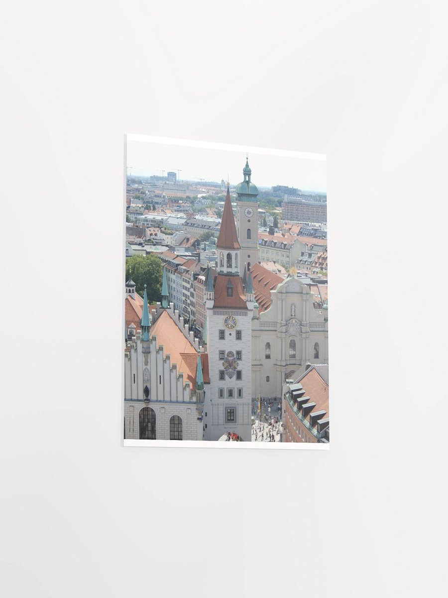 Munich - Old Town Hall and Heilig Geist - print/poster product image (9)